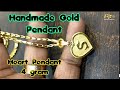 Handmade gold heart pendant 4 gram  amazing jewellery maker