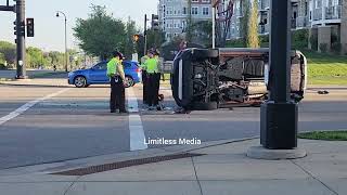 Serious Crash Involving a Motorcycle and SUV Rollover - Apple Valley, Minnesota
