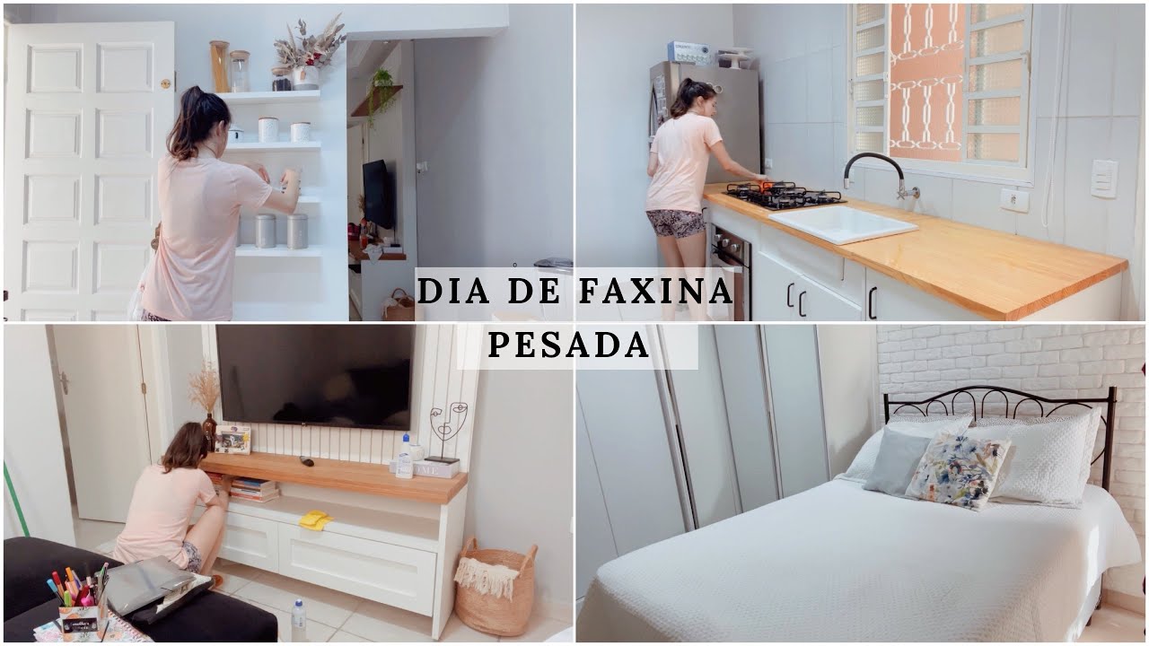 DIA DE FAXINA COMPLETA ✨ TUDO LIMPINHO E ORGANIZADO, estava com saudade da casa assim