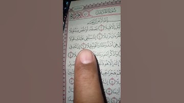 #سورةـ المزمل ( يا ايها المزمل..) سوره المزمل