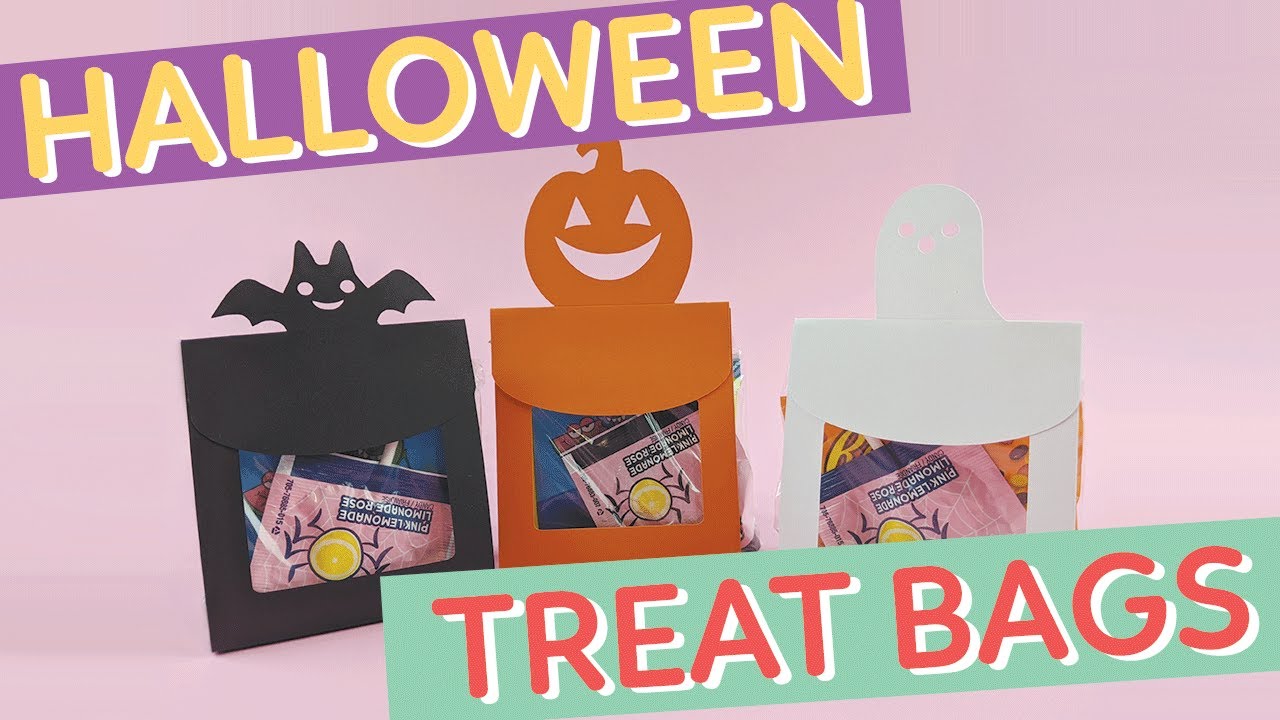 Halloween Treat Bags with Cricut YouTube