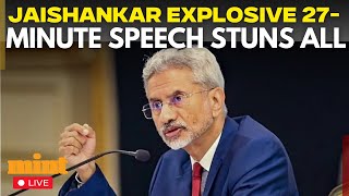Jaishankar LIVE: EAM Breaks Down US–China Power Play In Explosive 27-Minute Address