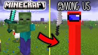 Minecraft But it's Among Us Texture Pack! screenshot 2