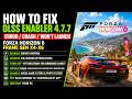 How to Fix DLSS Enabler 4.7.7 Error / Crash / Game won't launch | Forza Horizon 6 Frame Gen x4-x6