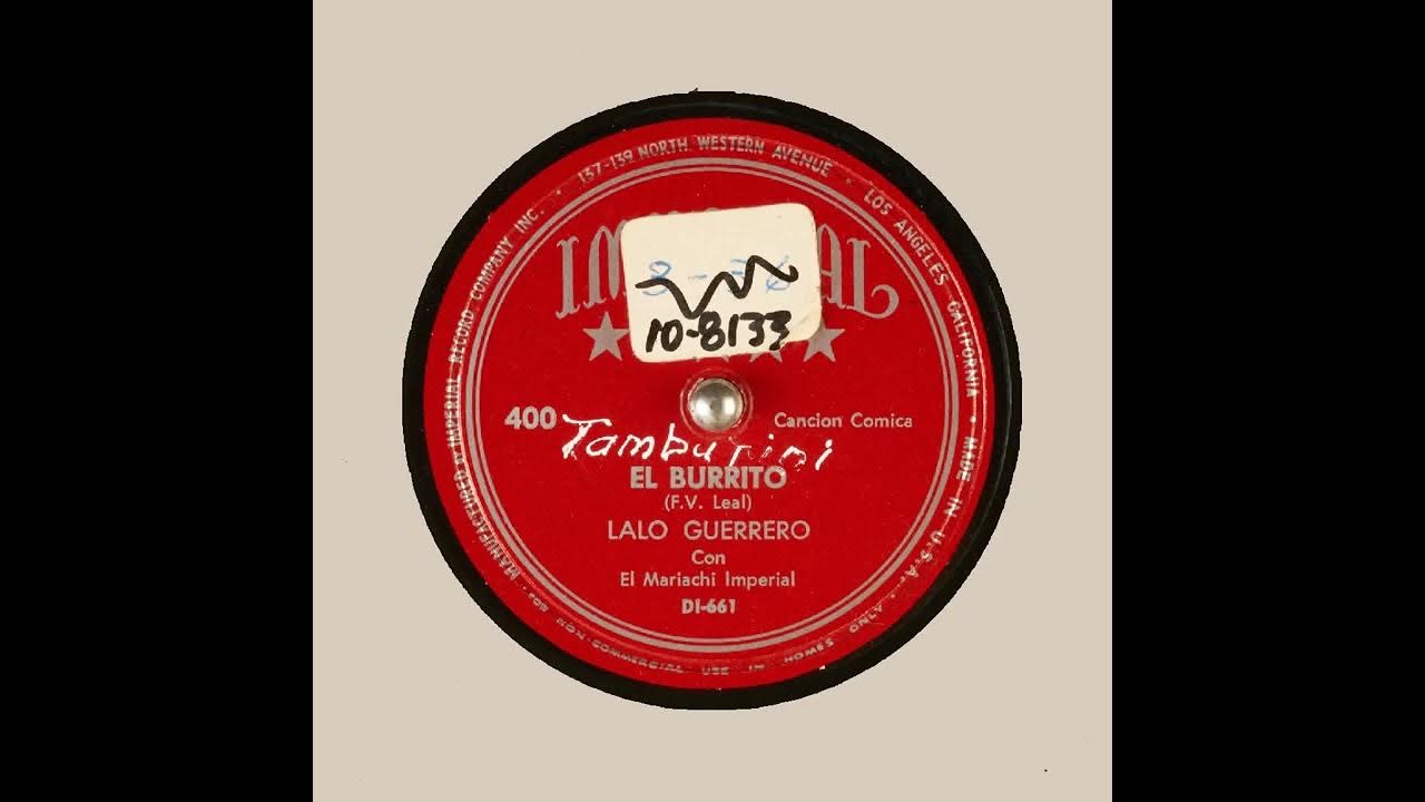 EL BURRITO LALO GUERRERO El Mariachi Imperial IMPERIAL YouTube
