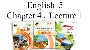 English Class 5 Chapter 4 Lecture 1