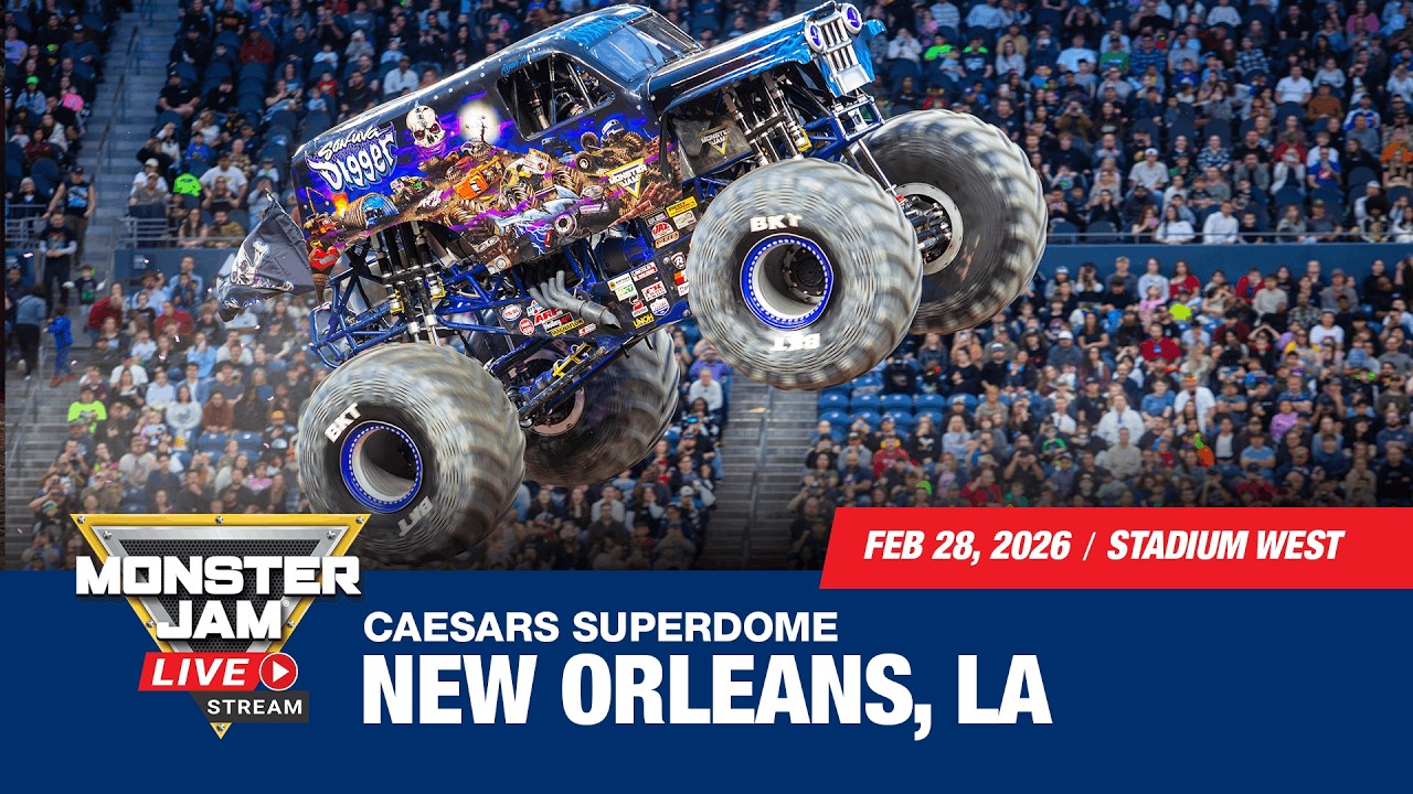 New Orleans, LA | Caesar's Superdome | Feb. 28, 2026 | Monster Jam®