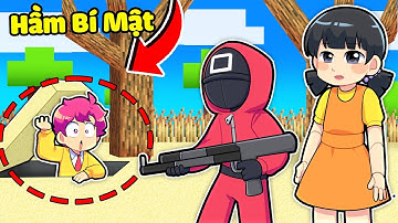 Hiha Phát Hiện HẦM BÍ MẬT SQUID GAME trong Minecraft 🤩😎