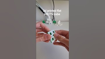 3d printed flat infinity cube #3dprinting #3dprinted #fidget