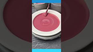 A technique of coloring patterning plates,blending careful brushwork with balanced decorative design