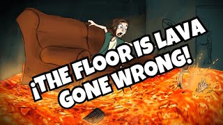 THE FLOOR IS LAVA CHALLENGE IN PUBLIC! *GONE WRONG*