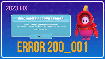 3 Easy Ways To Fix Fall Guys Error Code 200_001 | Epic Games Account Error [FIXED]