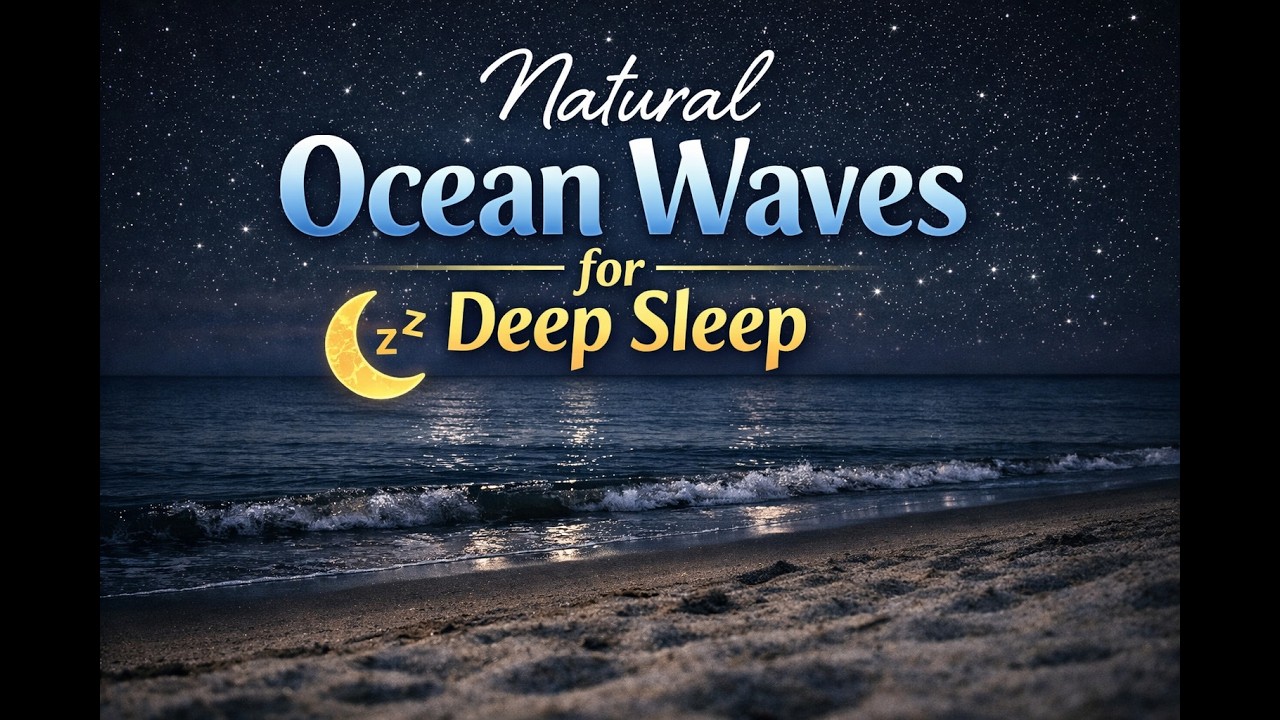 Natural Brown Noise from Ocean waves for Deep Sleep