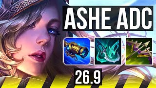 ASHE & Seraphine vs DRAVEN & Lulu (ADC) | 48K damage | KR Master | 26.9