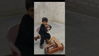 I Build A Wooden Car For My little Brother | Wooden Go kart || #woodencar #gokart #short