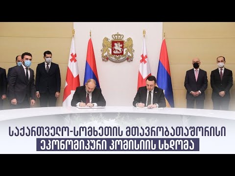 საქართველო-სომხეთის მთავრობათაშორისი ეკონომიკური კომისიის სხდომა