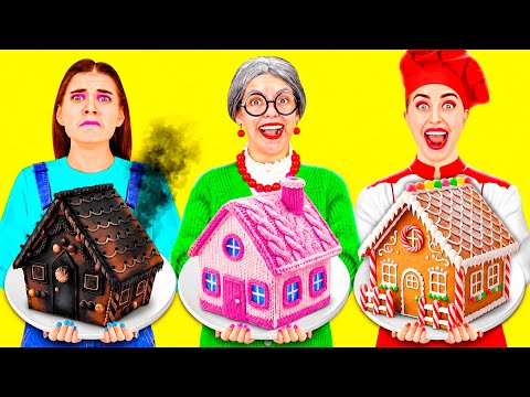 Me vs Grandma Cooking Challenge | Awesome Hacks and Recipes by TeenTeam Challenge