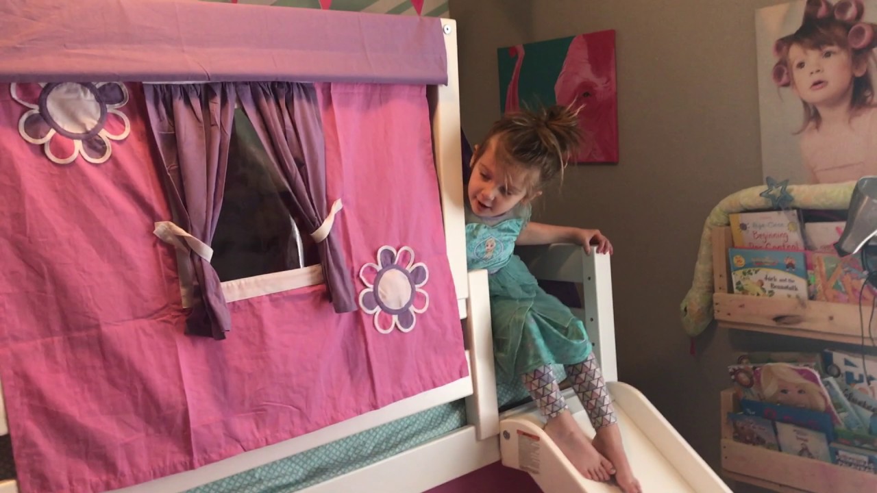 Cool kid MTV cribs style tour of Bellas new bed YouTube