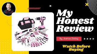 My Honest Review of FASTPRO 232-Piece 20V Pink Cordless Lithium-ion Drill Tool Set | Zitting Reviews