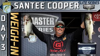 Weigh-in: Day 3 of Bassmaster Elite at Santee Cooper