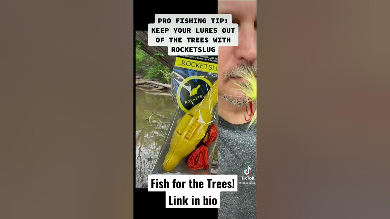 Fish for the Trees! RocketSlug is a fishing lure retriever for