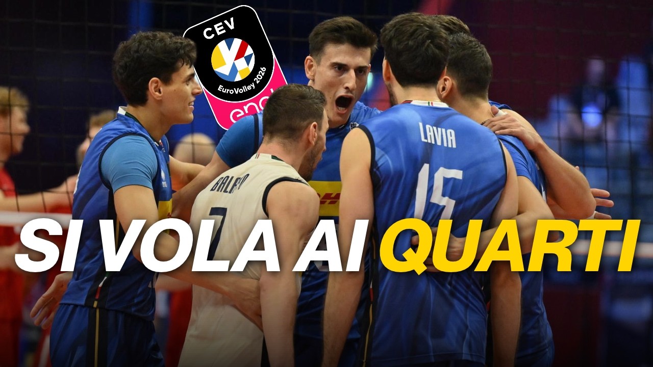 ITALIA in CRESCENDO (Italia 3-0 Danimarca / Eurovolley Men 2026)