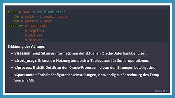 Den Prozess entdecken, der Oracle Temporary Tablespace verwendet: Eine Schritt-für-Schritt-Anleitung