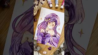 #infinitynikki v1.5 outfits hit so hard 🫶 #speedpaint #watercolor #fanart #artwork #paintingprocess