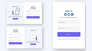 Building Login/Registration Form Using HTML, CSS & JavaScript Part 1