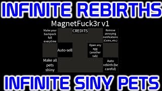 Magnet Simulator Roblox Hack Script Infinite Money Infinite Pets Infinite Rebirth Tockens