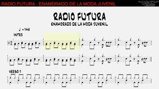 RADIO FUTURA - Enamorado de la moda juvenil [DRUMLESS BACKING TRACK + SCORE]