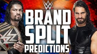 WWE Brand Split 2016 Full Predictions (WWE DRAFT CONCEPT)