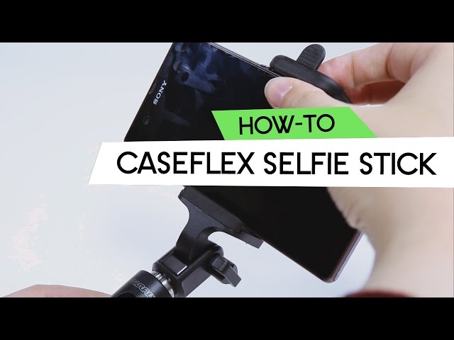 Caseflex Bluetooth Selfie Stick with Built-in Remote class=