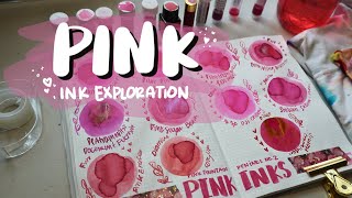 Pink Fountain Pen Ink  | Ink Exploration No. 22