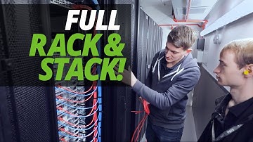 EEN DAG uit het LEVEN van het DATACENTER | FULL CUSTOMER "RACK & STACK" met ASH & JAMES!