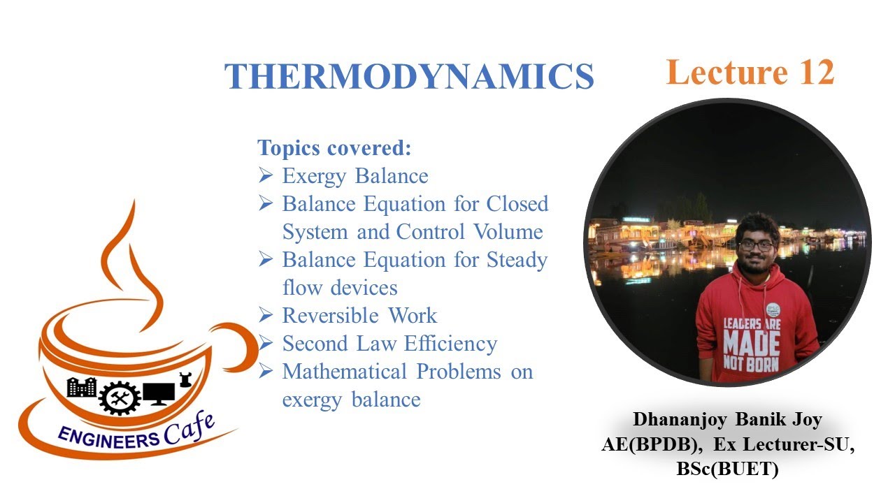 Thermodynamics Lecture 12 Bangla Dhananjoy Banik Joy