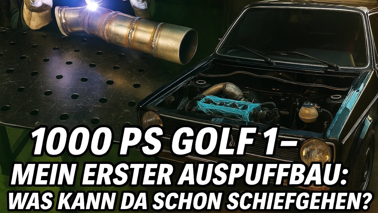 1000 PS Golf 1 – Mein erster Auspuffbau: Was kann schon schiefgehen?