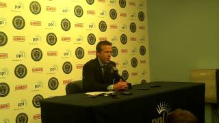 John Hackworth press conference after Chicago win