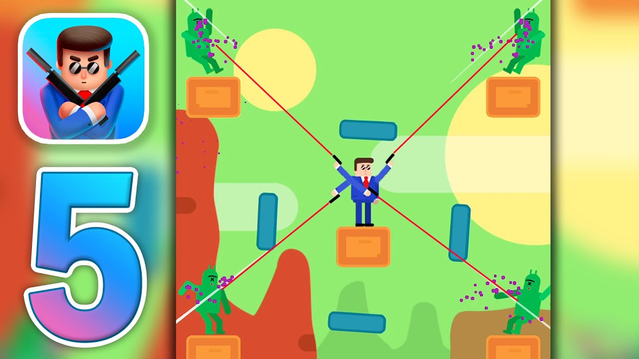 Mr Bullet - Gameplay Walkthrough Part 5 Chapter 12-13-14 (Android, iOS Gameplay)