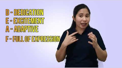 Deaf Awareness Week | Congratulatory Message | Olivia Aguila