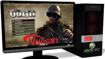 XENIA Xbox 360 Emulator - The Outfit (2006). Vulkan. Test run on PC #2