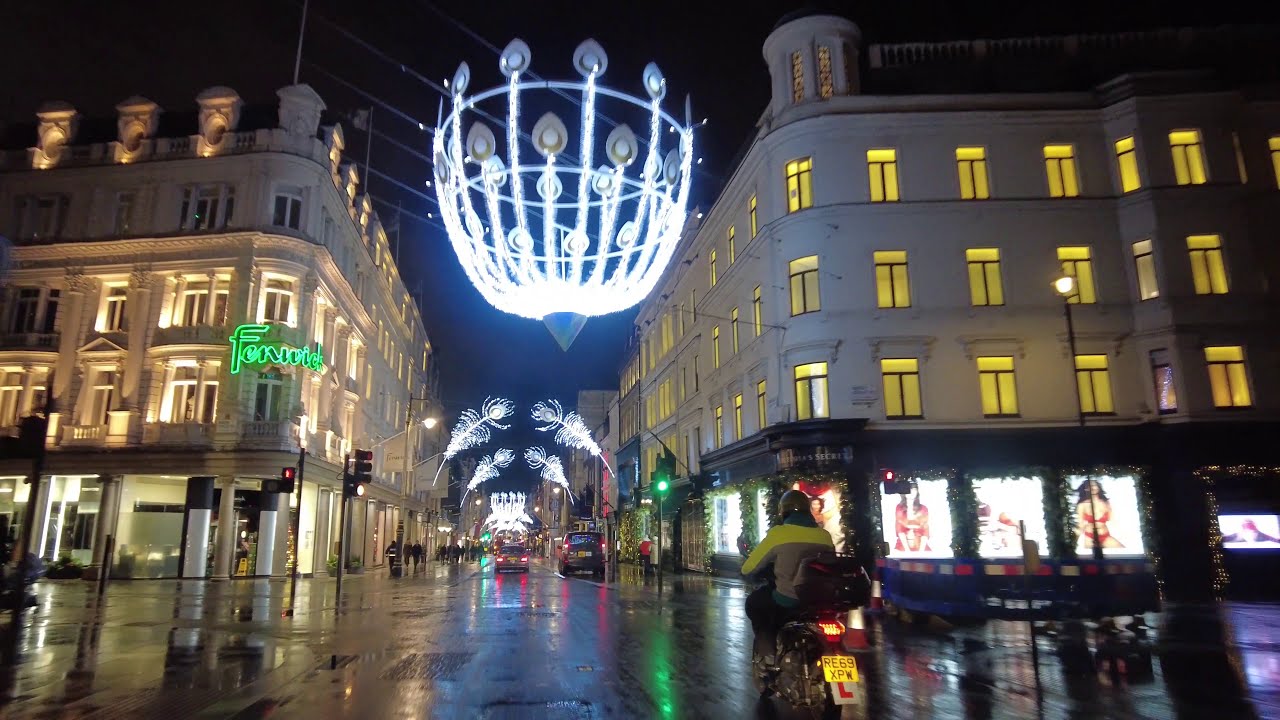 London Christmas Lights 2020 Oxford street Oxford Street Christmas Lights DJI Pocket 2 DJI