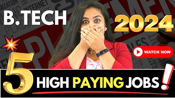💰5 Highest Paying Jobs 2024💻Best Career Options after BTech💸#NonITJobs #BTechJobs #BTech #viral