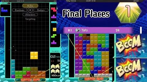 TETRIS 99: TAFO EXPLAINS HOW TO BUILD BETTER #tetris99