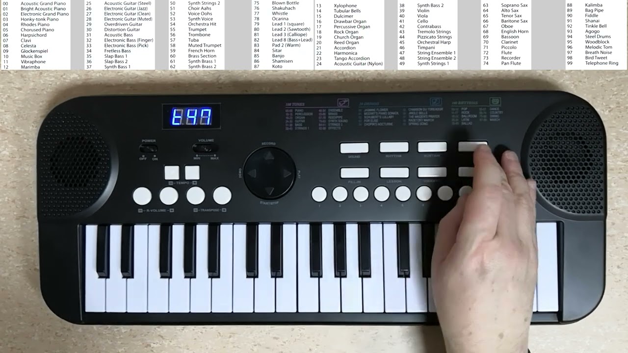 Звуки (тембры) Gewa S11002 / C.Giant Model: SLM37-16