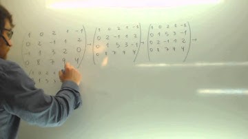 Rango de una matriz de 4x4 Matematicas 2º Bachillerato Academia Usero Estepona