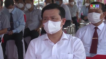 Tân Trụ khởi công công trình đường giao thông ven sông Vàm Cỏ Tây I LONG AN TV