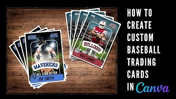 How to Create Custom Baseball Trading Cards in Canva