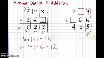 Missing Digits in Addition
