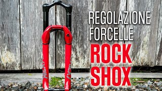 La regolazione delle forcelle Rock Shox